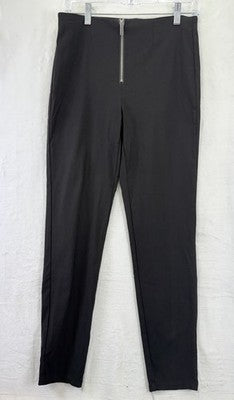 Garage Pants Medium Black High Rise Zipper Slim Womens