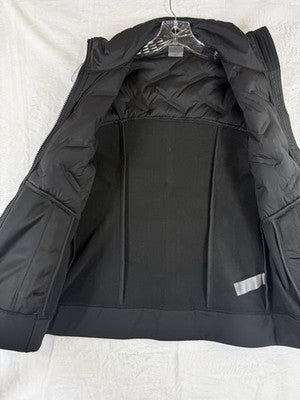 Calia Puffer Vest XS Black Womens Run Running Cold Dash Full Zip New NWT
