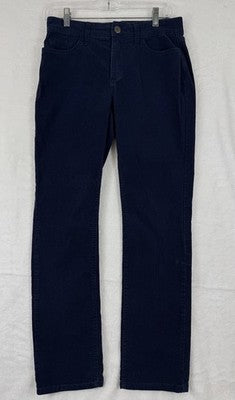 At Johns Bay Corduroy Pants 6 Blue Straight Leg Womens Cotton Stretch