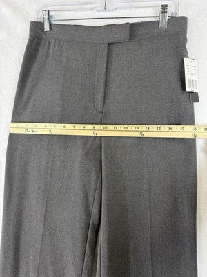 Napa Valley Dress Pants 8 Women Gray Comfort Waist Slimming Straight Leg New NWT