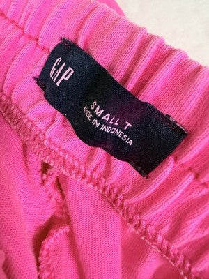 Gap Wide Leg Knit Pants Small Tall Pink Women Sweatpants New NWT
