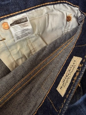 Levis 501 Slim Taper Jeans 35x32 Mens Blue Levi’s