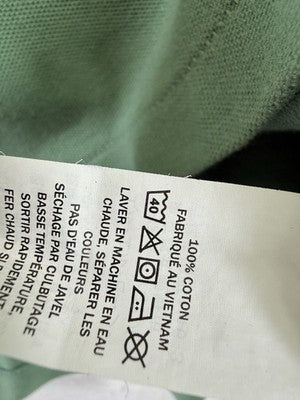 LL Bean Premium Double L Polo Shirt Large Men Green Short Sleeve Traditional Fit