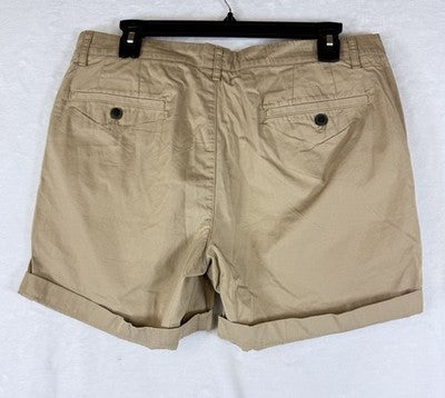Club Monaco Baxter Shorts 31 Mens 6” Chino Khaki Tan Beige Slim New NWT