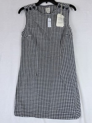 Gap X Doen Dress 2 Blue Gingham Denim Mini Womens Sleeveless New NWT