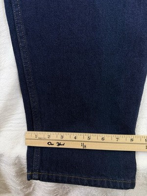 LL Bean Double L Relaxed Fit 16 Tall Womens Jeans Ultra High Rise Blue New NWT