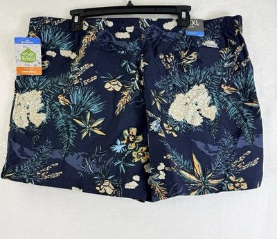 Columbia Shorts Womens XXL Sandy River Short II 5” Nylon Birds Pockets New NWT