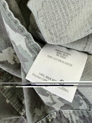 Northwest Territory Mens Short 4XL Camo Green Short Sleeve Button Up