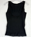 Bali Shapewear 2X Black Open Bust Invisibles Seamless Cami Torset Firm 8619