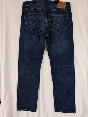 Levis 501 Slim Taper Jeans 35x32 Mens Blue Levi’s