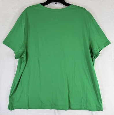 Gap Vintage T Shirt XXL Womens Top Green Short Sleeve Soft Crew Neck New NWT