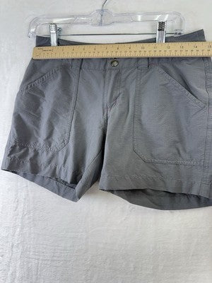 Patagonia Borderless Shorts 2 Womens Gray Hiking Nylon Stretch 4.5”
