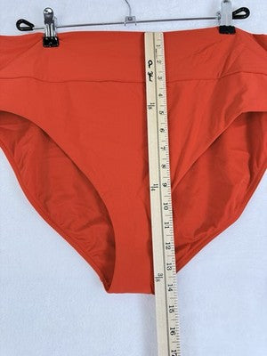 Calia Swim Bottom XL Red High Rise Wide Band Womens Tankini Swimwear New NWT