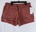 Stitch Fix 100% Linen Shorts 6 Kut From The Kloth Clay Red 3” Womens New NWT