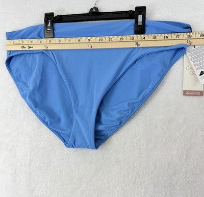 Calia Swim Bottom XL Womens Blue Core Mid Rise Bikini Swimwear Womens New NWT
