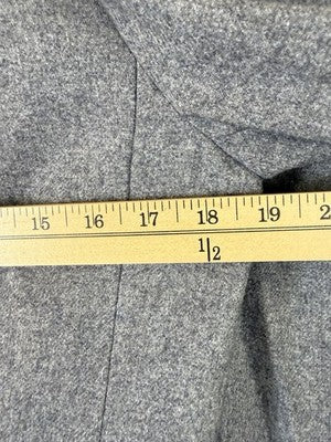 Vintage 80s Womens Blazer Skirt Suit Set 8 10 Gray Wool Dark Academia Whimsigoth