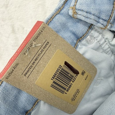 Levis 721 High Rise Skinny 24 24x30 00 Womens Light Blue High Rise New NWT