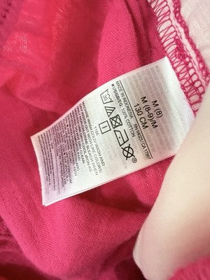 Gap Kids Crinkle Gauze Easy Wide Leg Pants Medium 8 Girls Pink Pull On New NWT