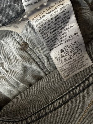 Levis 502 Taper Fit Jeans 34x30 Men’s Stretch Black Gray Levi’s