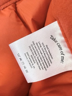 Halfdays Alessandra Primaloft Ski Snowboard Pant Women's Large Spritz Orange NWT