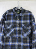Stillwater Supply Co Flannel Shirt Mens Large Blue Plaid Long Sleeve Button Down