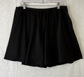 Torrid 2 Skort Black Stretch Pull On Plus Size Womens 2X