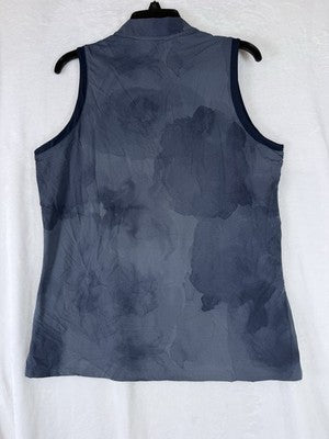 Adidas Womens Golf Polo Ultimate365 XL Top Shirt Sleeveless Navy Blue New NWT
