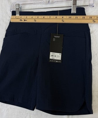 Walter Hagen Golf Shorts XS Womens Pull On Navy Blue Sculpt Lady New NWT