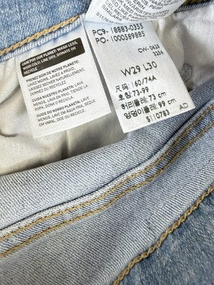 Levis 724 High Rise Slim Straight 29 Womens Light Blue 29x30 Levi’s New NWT