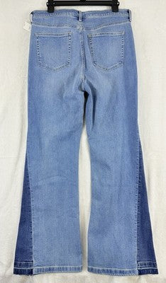 Gap 70s Flare High Rise Jeans 12 31 Womens New NWT Blue Medium Indigo Denim