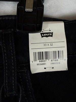 Levis Ribcage Bell Jeans 30 Black High Rise Jeans 30x32 Bell Bottom New NWT