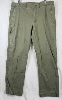 LL Bean Pants 34x29 Men’s Green Classic Fit Stonecoast Extra-Soft Stretch 504198