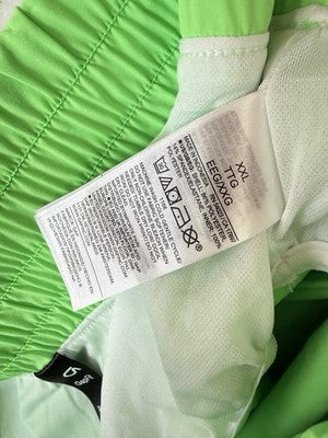 Gap Fit Running Shorts XXL Petite Womens Lime Green High Rise Brief Liner New