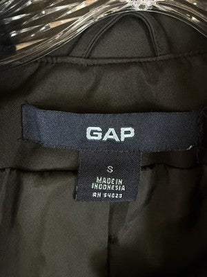 Gap Rain Jacket Black Small Coat Vintage Y2K Womens Black