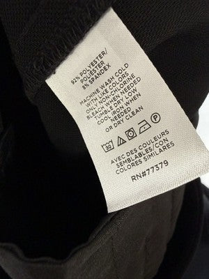 Ann Taylor Wide Leg Crop Pants 14 Women Black New NWT