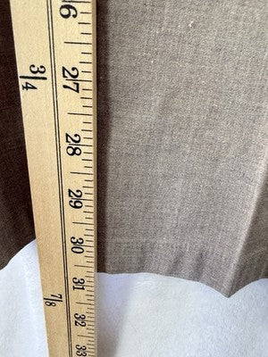 Vineyard Vines Dress Pants Mens 33x32 Beige Made In Italy Straight Fit Cotton