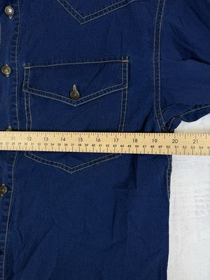 Vintage Liz Claiborne Shirt Small Western Denim 80s 90s Hipster Deadstock