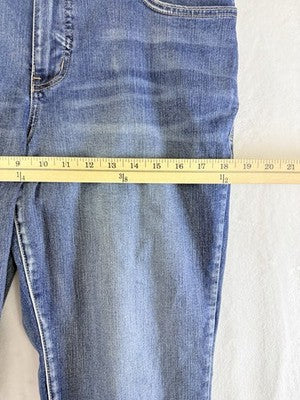 Maurices Jeans 16 Short Everflex High Rise Blue Skinny Womens Denim Shaping