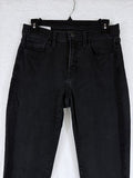 Gap True Skinny Mid Rise Jeans 27 4 Black Denim Lot 2 Pairs Womens