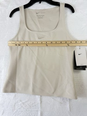 Nike Form Tank Top Womens Small Beige New NWT