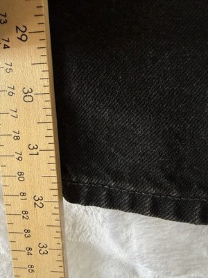 Vintage LL Bean Jeans 18 Tall Womens Black 90s High Rise Denim Cotton Hipster