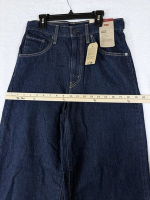 Levis Cinch Baggy Jeans 27 Womens Dark Blue High Rise 27x31 Levi’s New NWT