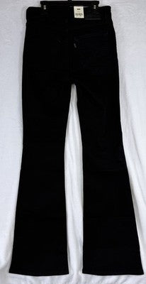 Levis 726 Flare Jeans 28 28x34 Black Denim Womens Levi’s New NWT