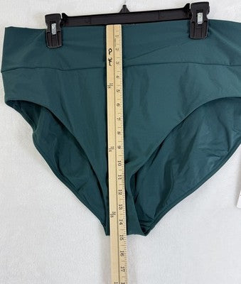 Calia Swim Bottom XXL Womens Sea Green Core Mid Rise Bikini Swimwear New NWT