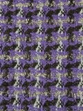 J Crew Mini Skirt 8 Purple Tweed Wool Blend Womens
