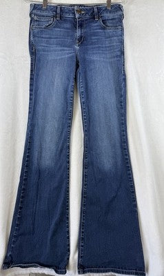 Ariat Jeans Womens 29 Long Flare Perfect Rise Blue Denim 29L