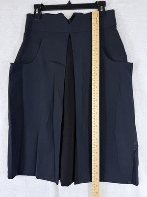 Gr Dano Skirt 8 Womens Pencil Black Made In USA Mod Eccentric Kooky Artsy