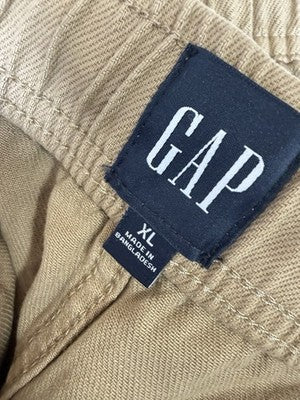 Gap Mid Rise Easy Horseshoe Jeans XL Tan Beige Pull On Womens New NWT