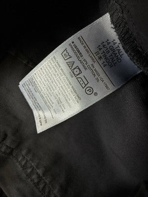 Gap High Rise Stride Khakis Pants 14 Tall Womens Black New NWT Straight Leg 14T
