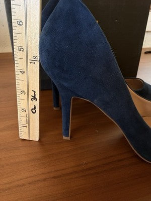 Charles David Shoes 11 Womens Pumps Blue Kid Suede Heels
